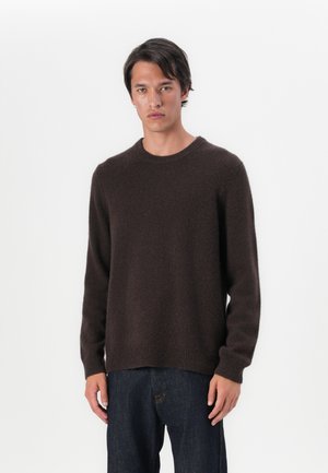Samsøe Samsøe SAFREDDY SWEATER - Striktrøje - black coffee