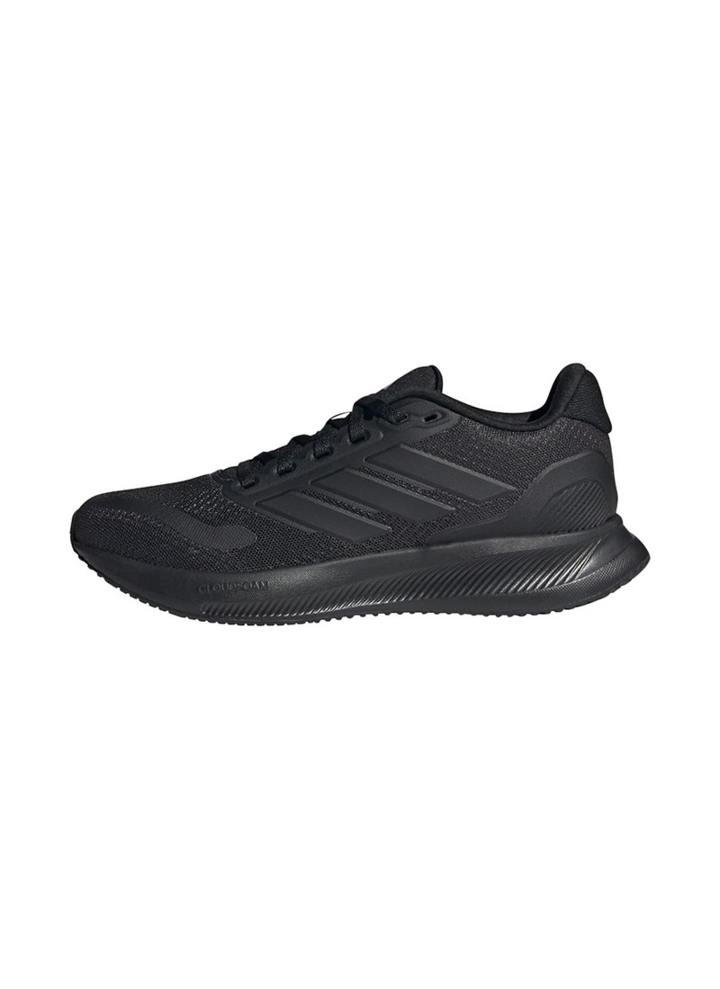 Baskets de sport noires avec une tige en mailles respirantes, des détails texturés et un amorti Cloudfoam. Comprend des lacets et une semelle extérieure en caoutchouc.