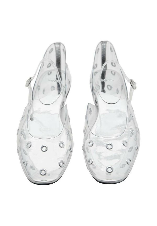 Ankle strap ballet pumps - transparent4