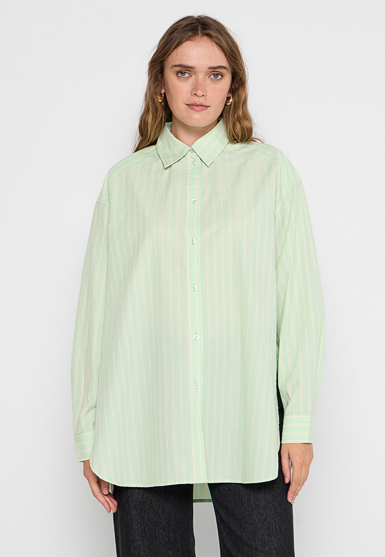 Stella Nova Overhemdblouse mintgroen