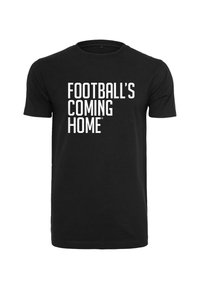 Merchcode FOOTBALL'S COMING HOME LOGO - Apdrukāts T-krekls - black