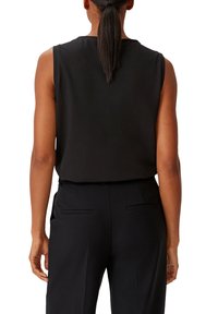 comma CRÊPE - Top - schwarz