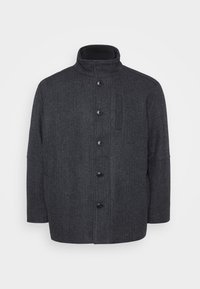 Unselected, dark grey melange