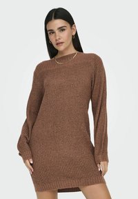 JDY JDYWHITNEY MEGAN BOAT NOOS - Abito in maglia - russet