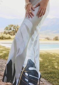 Next PRINTED RACER - REGULAR FIT - Maxi dress - neutral