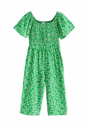 REGULAR FIT - SHIRRED - Buksedragter - green