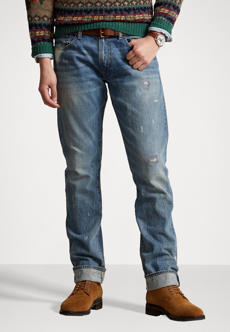 Polo Ralph Lauren FULL LENGTH Jeans slim fit buckbrooke/blå denim