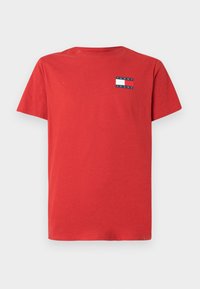 SLIM ESSENTIAL FLAG TEE - Basic T-shirt - terracotta red