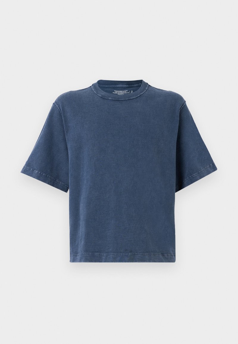 Abercrombie & Fitch T-shirt basic donkerblauw Abercrombie & Fitch T-shirt basic donkerblauw