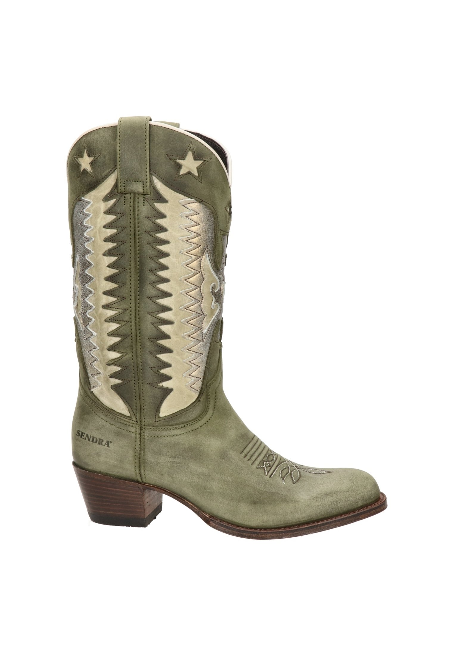 Sendra Cowboy-/Bikerlaarsjes - groen/Groen - Zalando.nl
