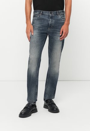 Traperice ravnih nogavica - charcoal