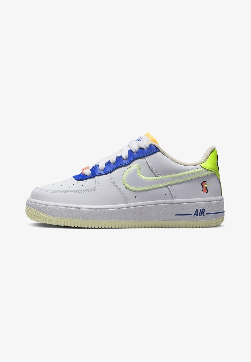 Nike Sportswear AIR FORCE LV8 BG GCEL - Baskets basses - white/white whitelaser orange ghost green spring gr htr