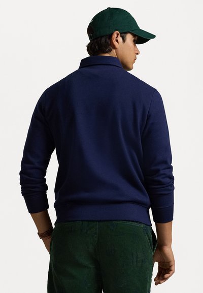 Polo Ralph Lauren LOGO FLEECE QUARTER-ZIP SWEATSHIRT - Sweatshirt - cruise navy