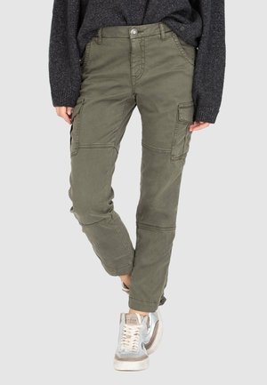 Pantaloni cargo - olive