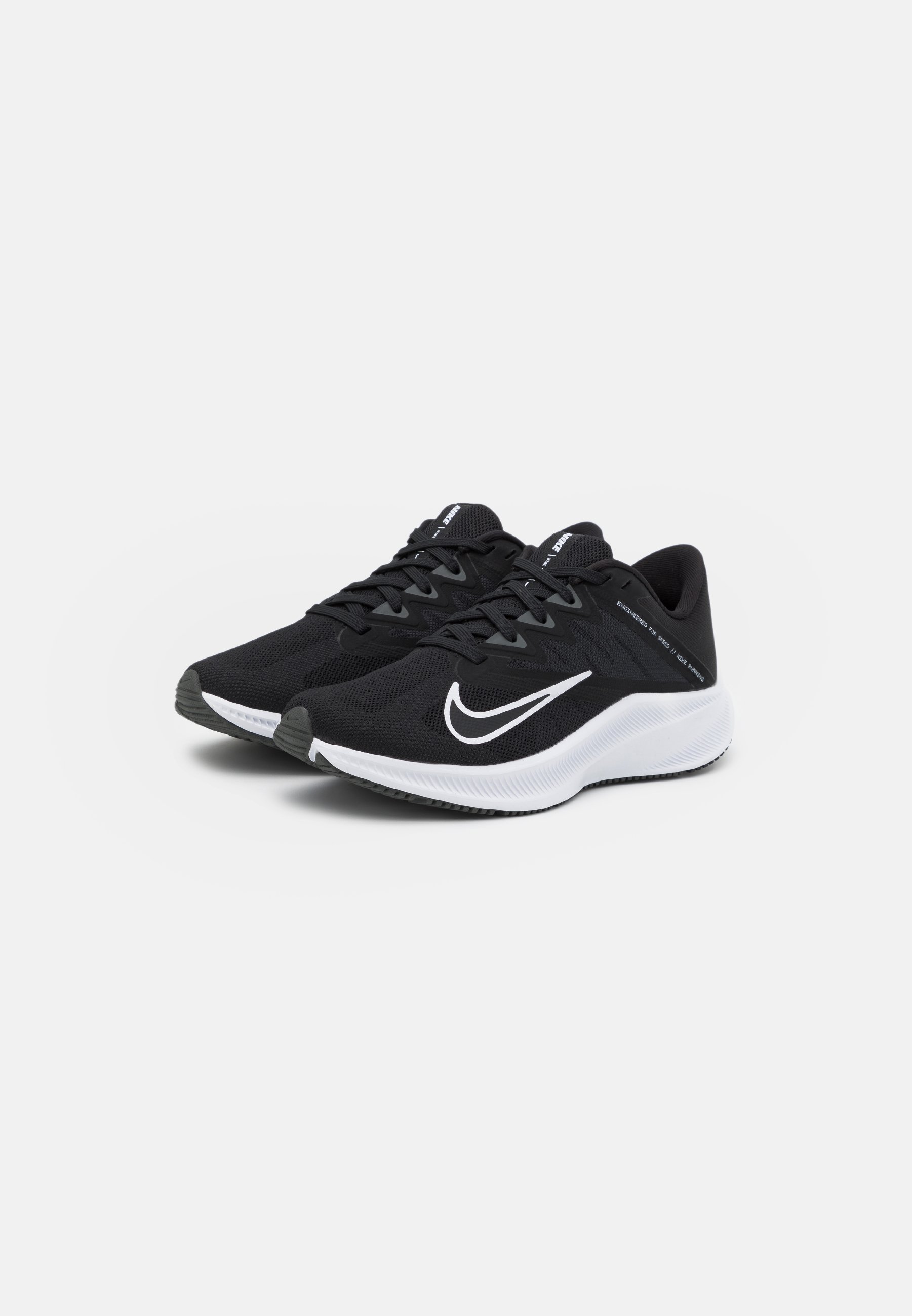 Nike Performance QUEST 3 - Zapatillas de running neutras - black/white/iron  grey/negro - Zalando.es
