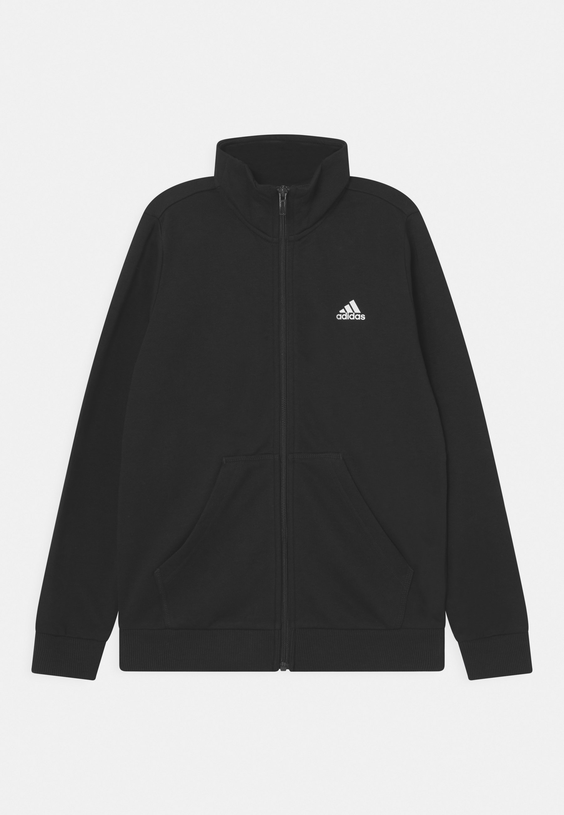 Jacket Felpa Adidas All Black Full Zip Hoodie Felpa Adidas Nera