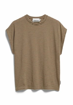 ARMEDANGELS, T-shirt con stampa - sand stone-dried palm