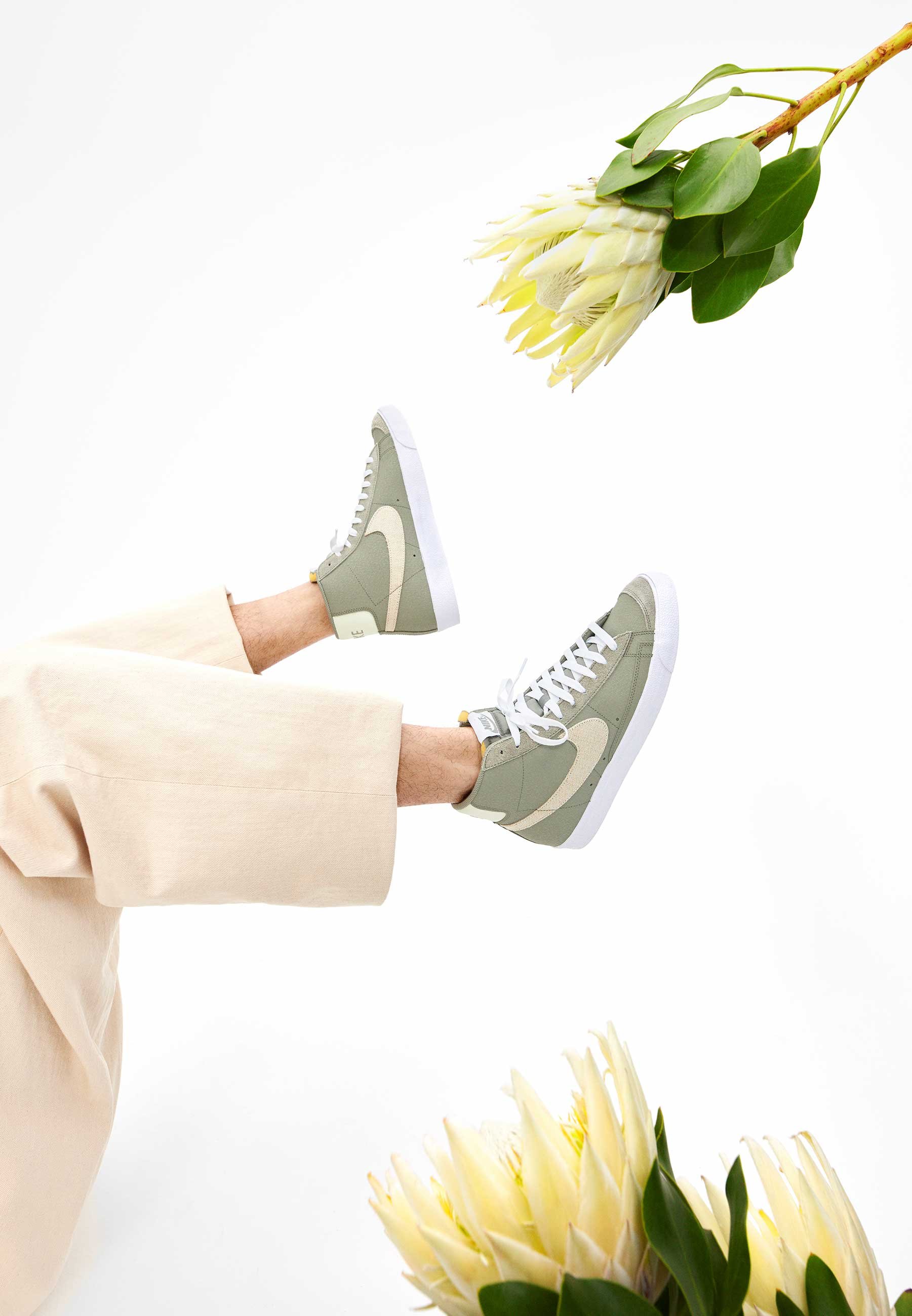Nike Sportswear BLAZER MID - Zapatillas altas - olive/verde oliva -  Zalando.es