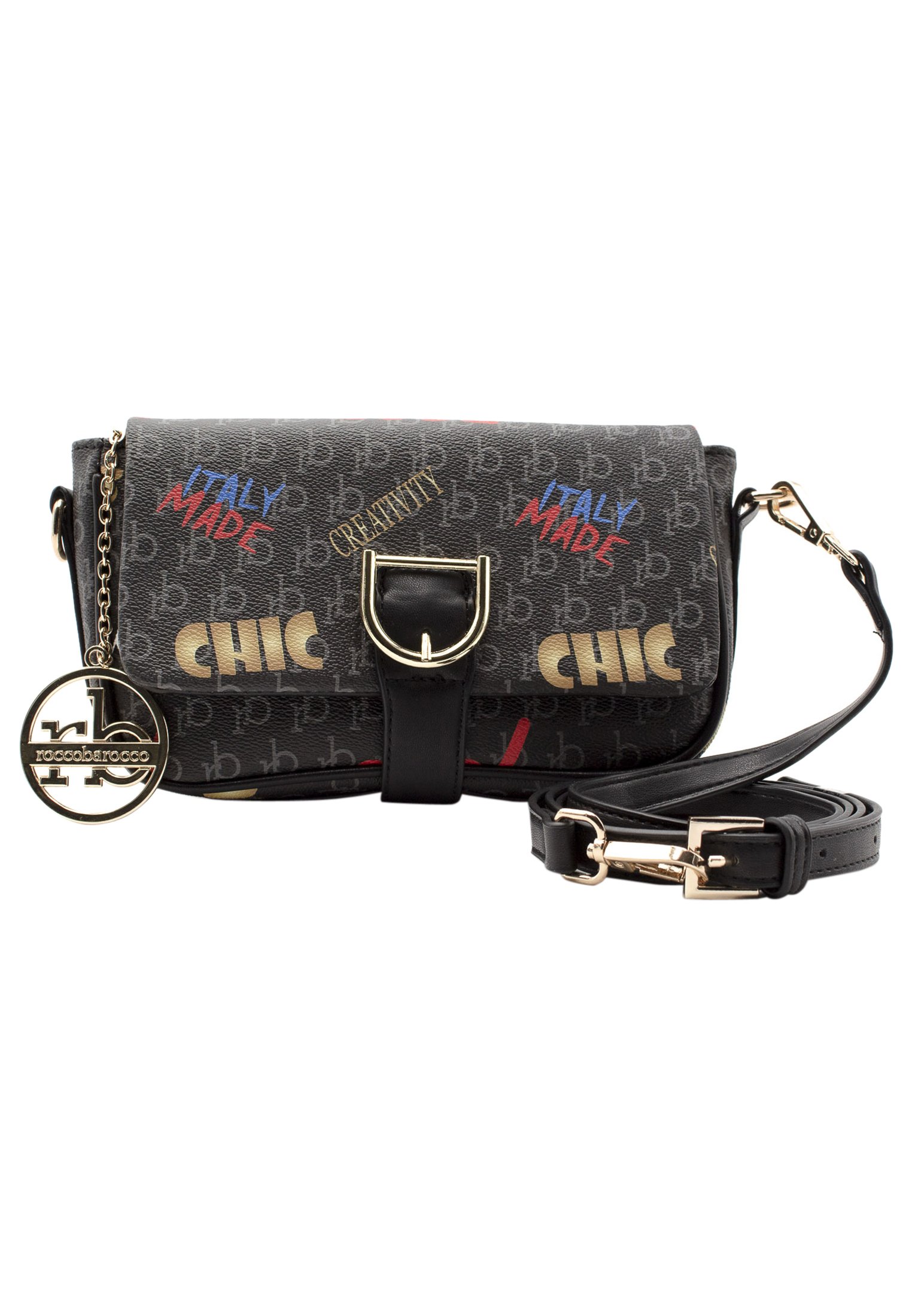 BORSA O POCHETTE donna Roccobarocco Con Riquadri Rossa E Nera . Nuova! EUR  10,00 - PicClick IT