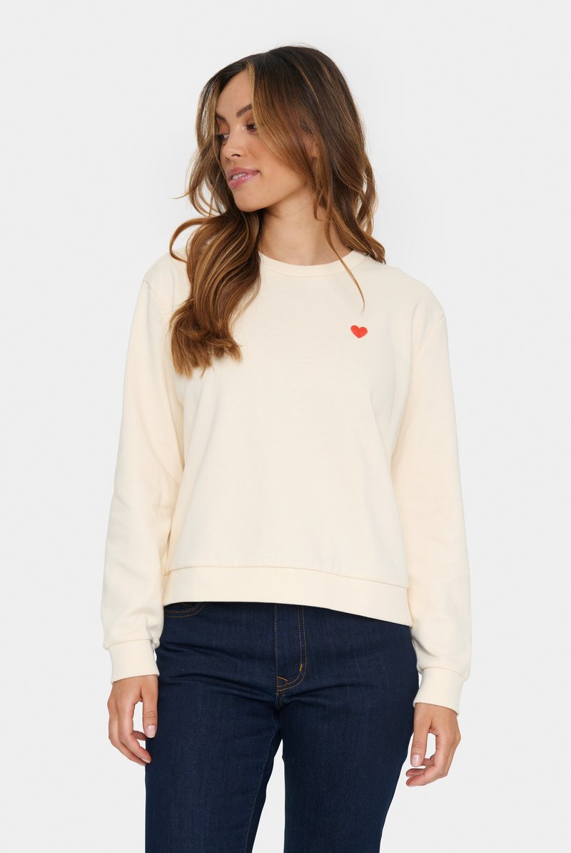 Saint Tropez ZADI - Mikina - pearled ivory tigerlily hart
