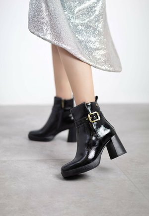 Stivaletti con tacco - anthracite