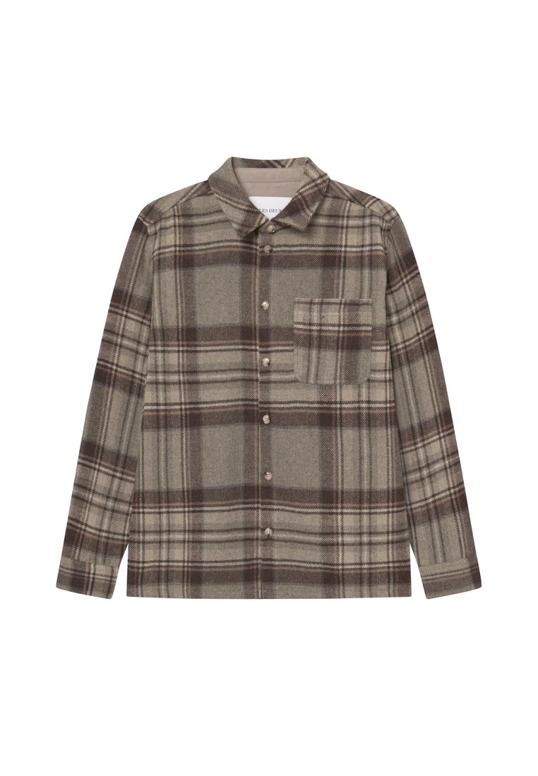 Les Deux KALEB - Camisa - grey melange/gris - Zalando.es