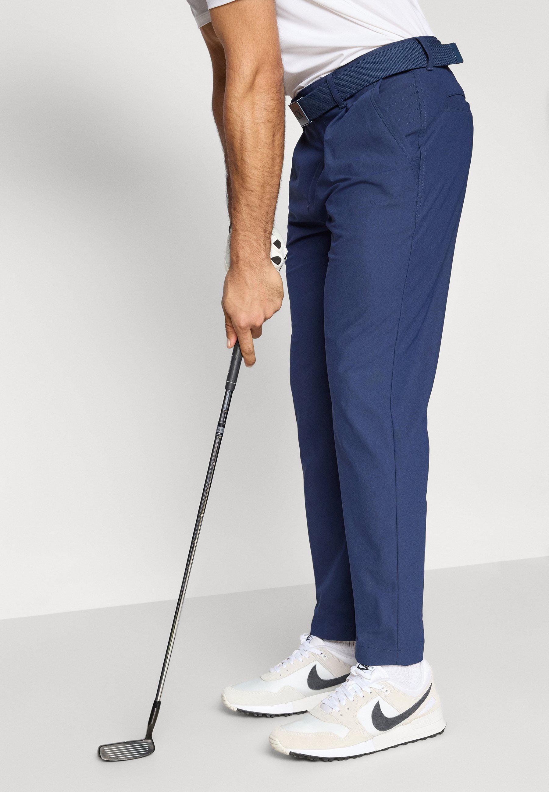 nike navy golf trousers