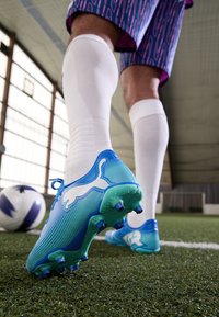 Seleccionado, hyperlink blue/mint/white