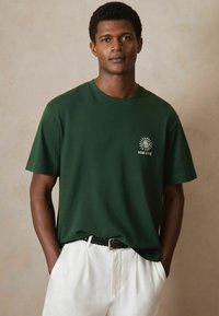 Reiss REGULAR FIT - Marškinėliai su spaudiniu - green