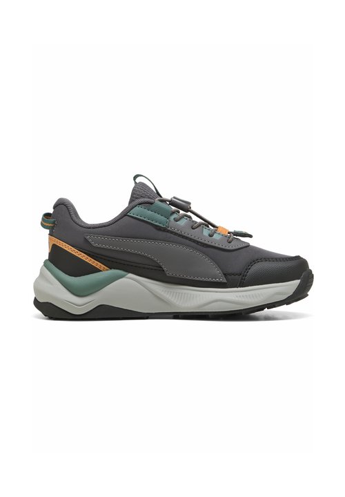 PUMA EVOLVE 2,0 TRAIL LO PS UNISEX - Trail running shoes - moody gray-bright papaya-puma black — foto 6