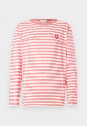 TASARAITA UNIKKO UNISEX - Μπλούζα με μακριά μανίκια - red melange/off white