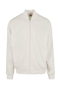 TENNIS CORE - Cipzáras pulóver - offwhite
