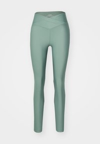 OVERLAP HIGH WAIST  - Tights - dusty green