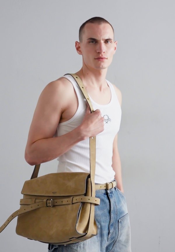 TIE ME UNISEX - Cross body bag - beige4