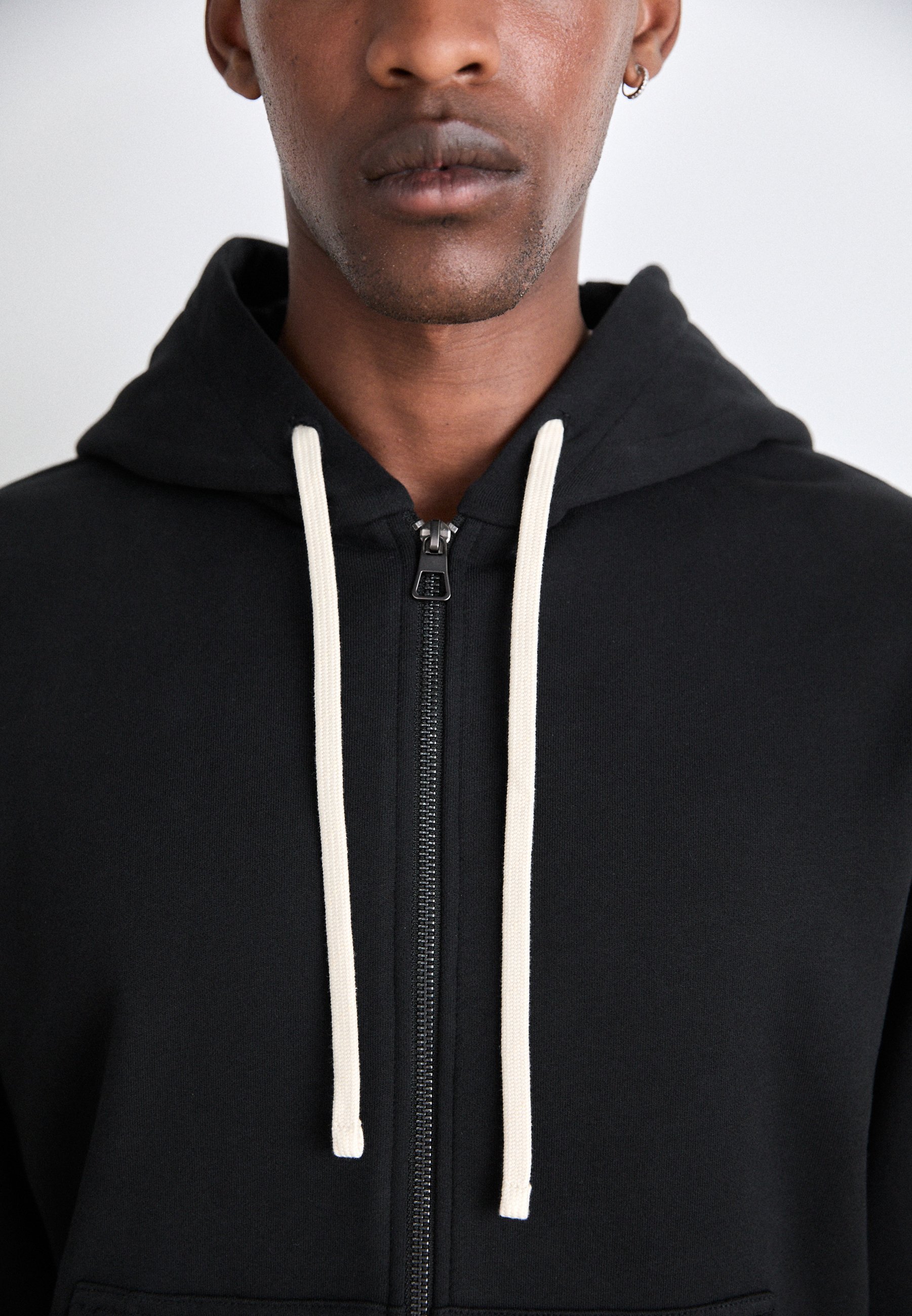 BOSS BECKHAM X BOSS SPENCE - Zip-up sweatshirt - black
