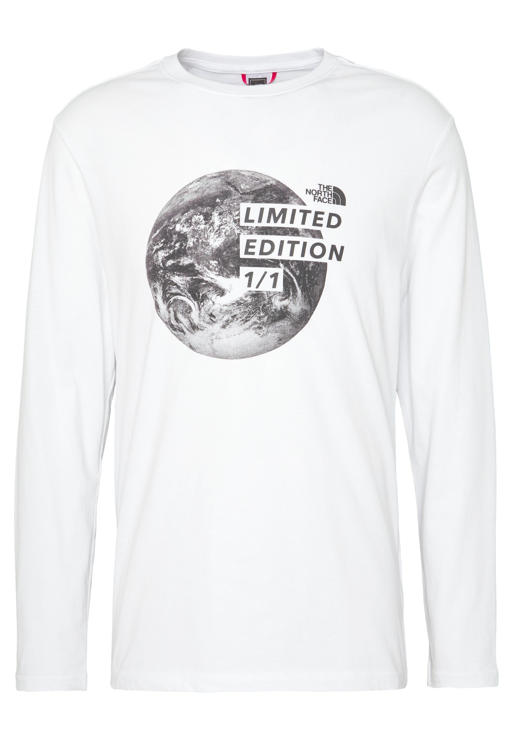 The North Face MENS GRAPHIC TEE Topper langermet white The North Face MENS GRAPHIC TEE - Topper langermet - white/black