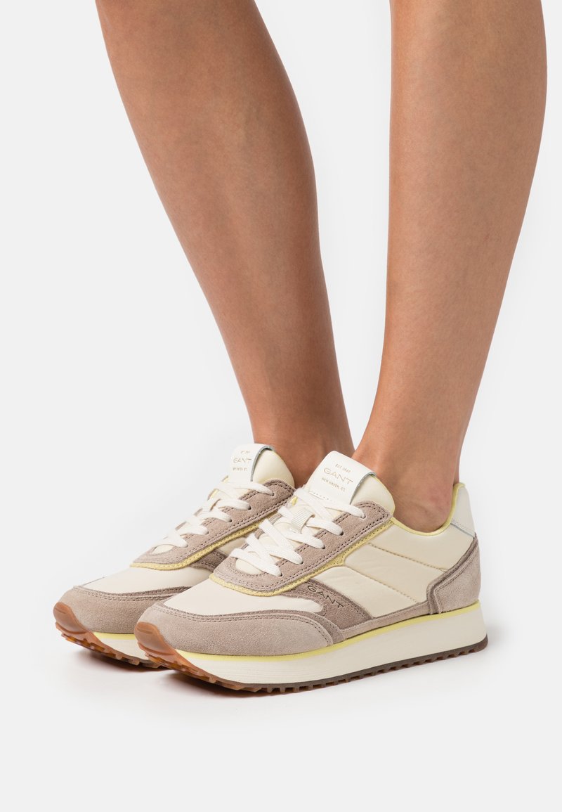 GANT BEVINDA - Sneakers - taupe/yellow