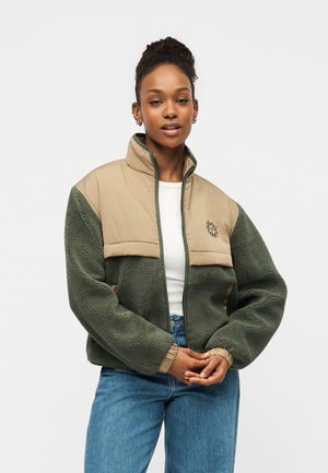 Polárdzseki - green/beige