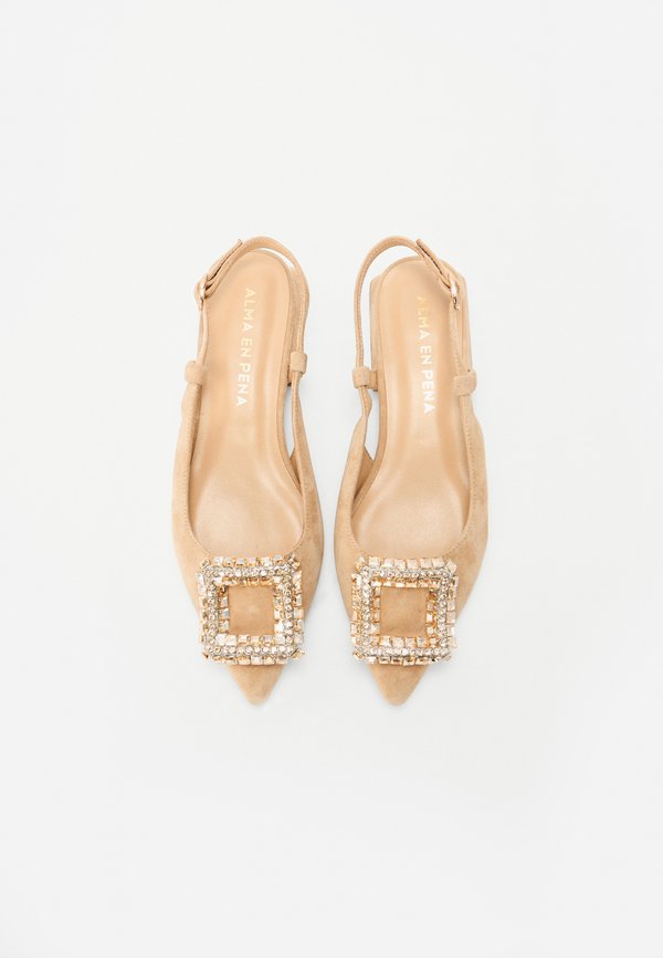 Slingback ballet pumps - sand4