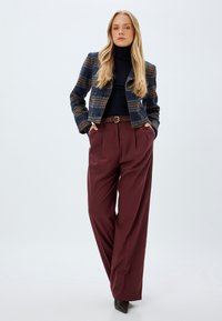 Koton WIDE LEG  - Pantalon classique - bordeaux