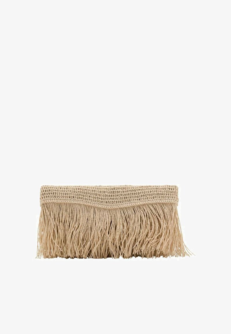Mango WITH FRINGES - Pochette - brown