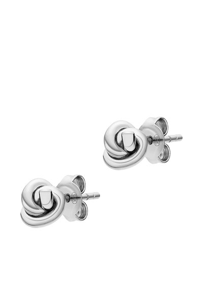 Boucles d'oreilles clous en argent avec un design torsadé. Surface lisse et polie avec une finition brillante. Dotées d'un fermoir sécurisé à tige.