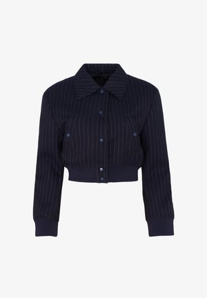 WRSTBHVR, WRSTBHVR JACKET NADEEN JACKET - Veste légère - dark blue pin stripe