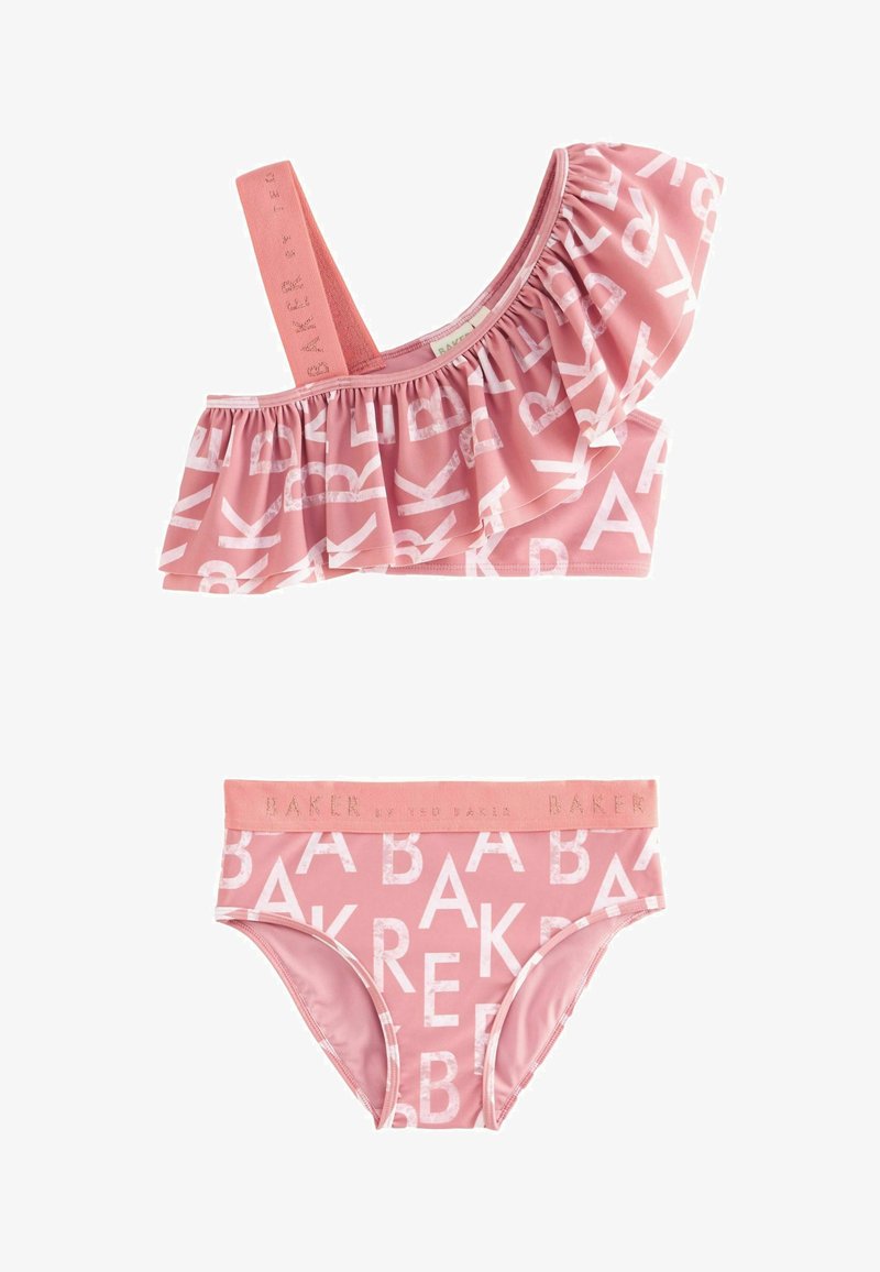 Baker by Ted Baker LOGO STANDARD SET - Costum de baie din două piese - coral pink