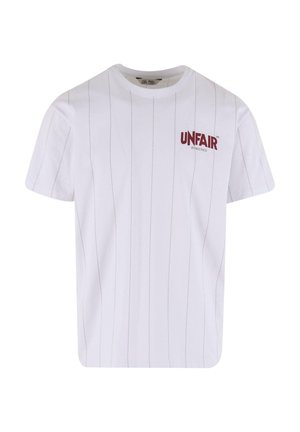CLASSIC LABEL PINSTRIPES - Print T-shirt - white