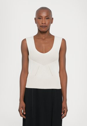 CALISTI - Topper - white/beige