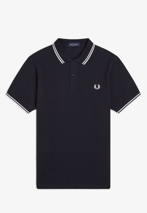 Fred Perry TWIN TIPPED - Poloshirt - navy/white