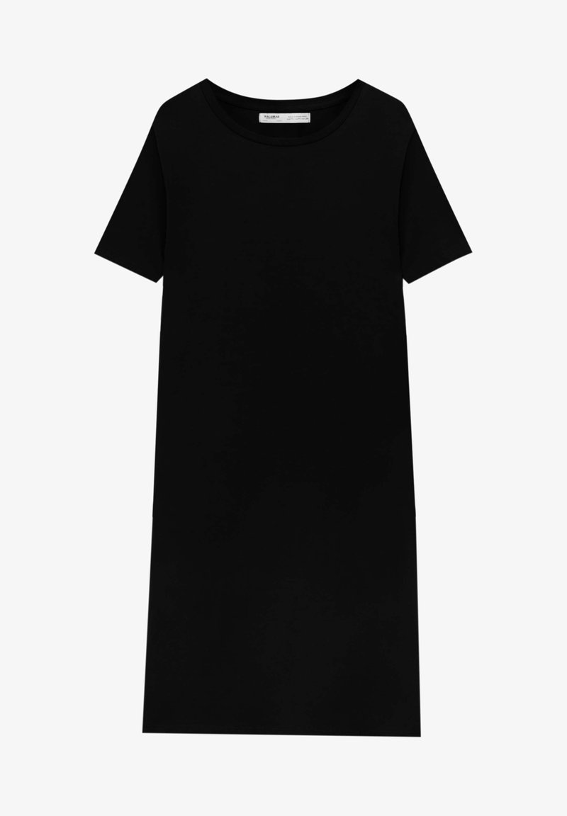 pull and bear t shirt dress Multi-position striped short dress