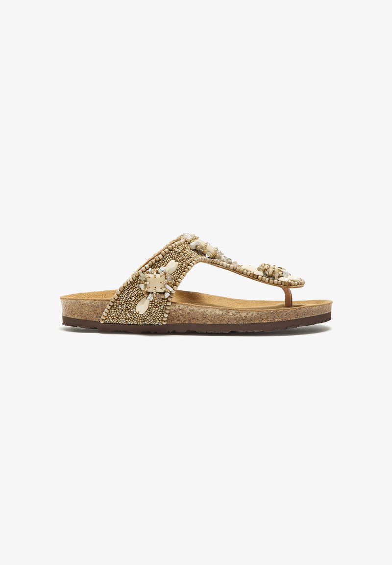Maliparmi GLAMOUR INFRABIJOUX - T-bar sandals - white