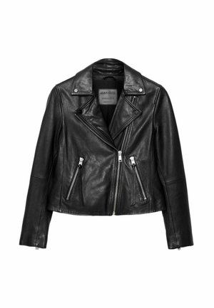AllSaints, DALBY - Кожено яке - black